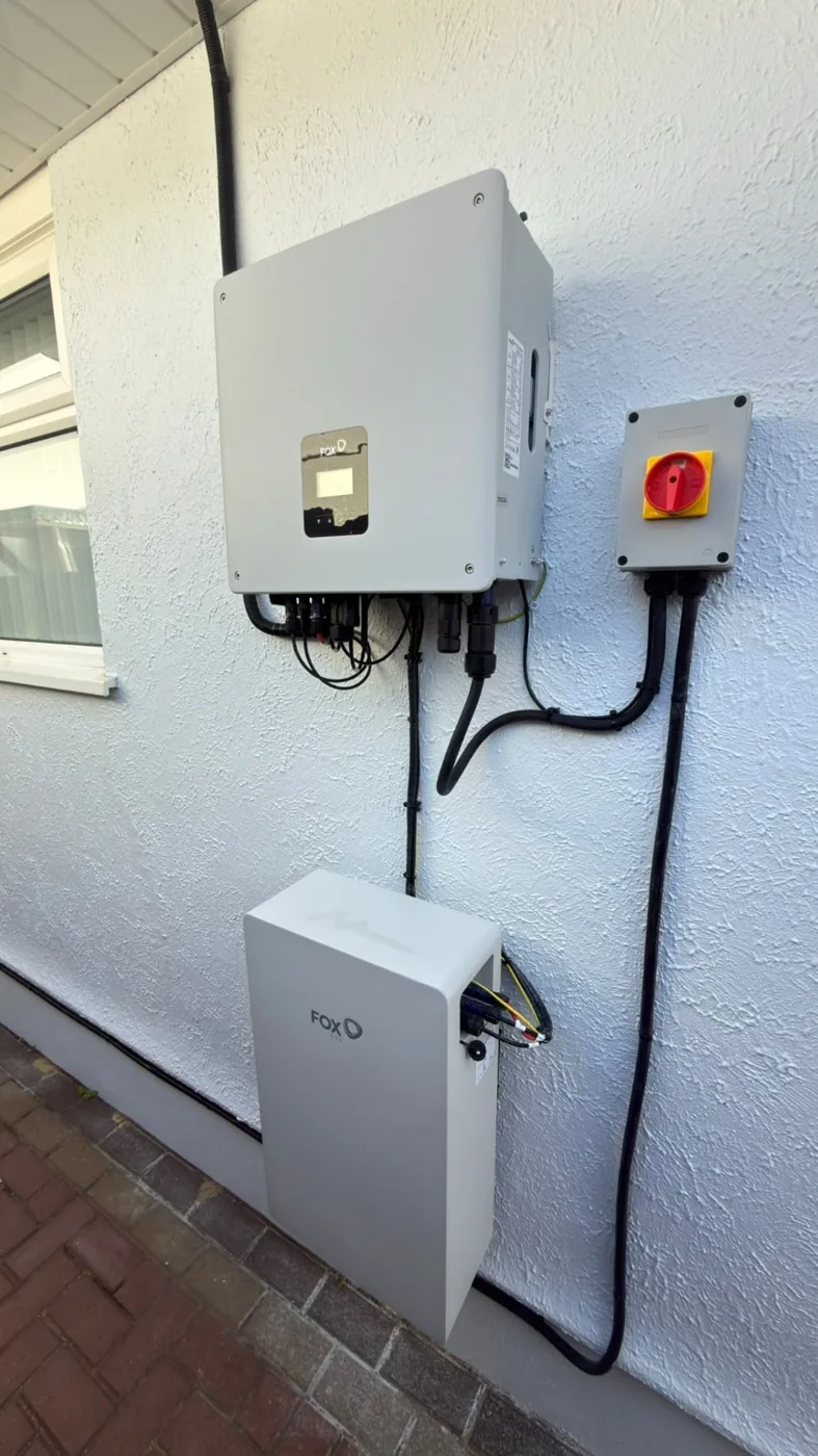 Fox ESS battery installed by EnviroHomes