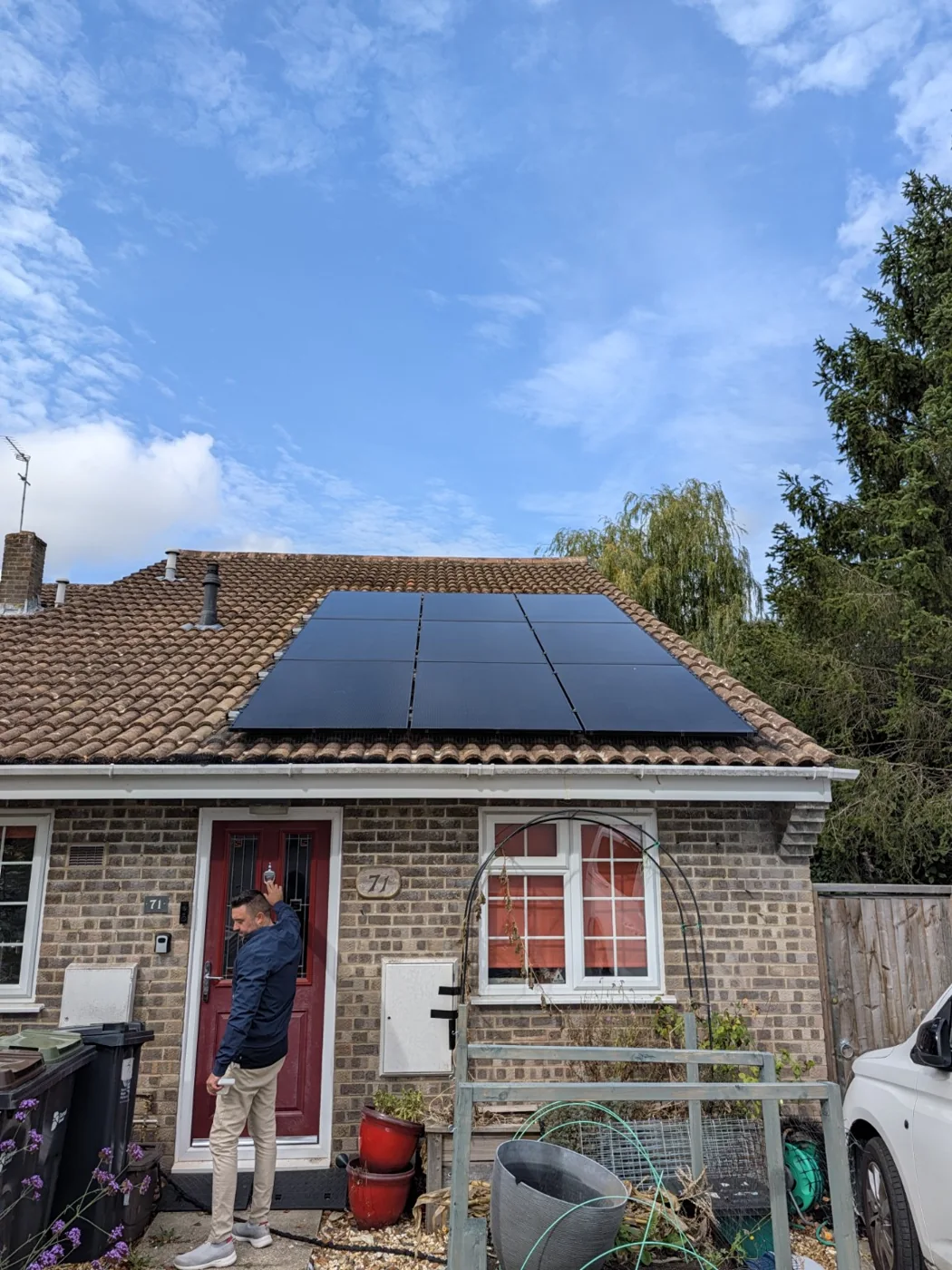 Genuine EnviroHomes solar installation