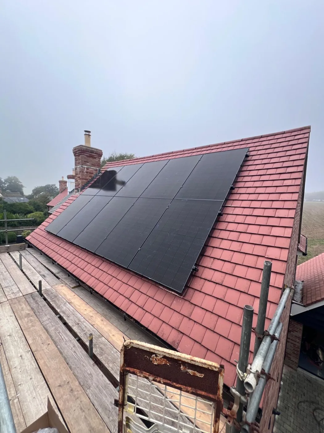 Solar installation photographed by EnviroHomes